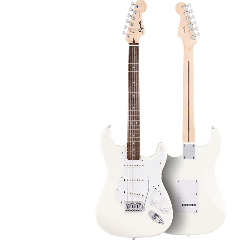 FENDER芬達Squier電吉他SONIC音速初學(xué)者入門(mén)芬德?lián)u滾吉它樂(lè )器ST TELE 【FSR限量】單單雙 青檸綠ST