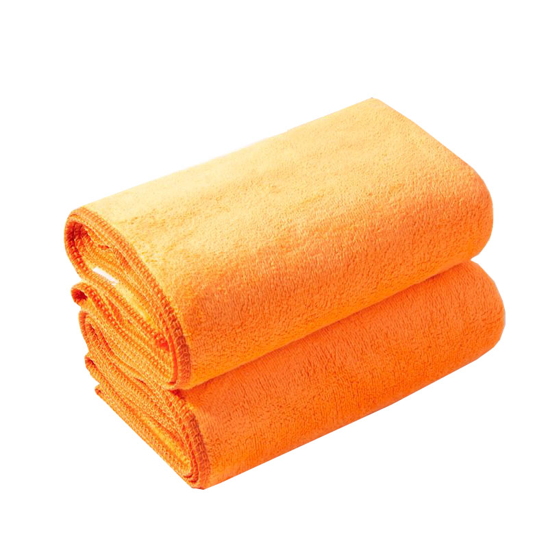 兰诗(lautee)da1079 加厚纤维毛巾定制毛巾吸水巾 桔色 30*60cm 10条