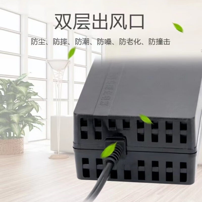 适用星恒锂电电动车电瓶车锂电池充电器48V2A48V3A输出54.6V3.0A 48V2A(锂电输出54.6V2.0A) 品字头