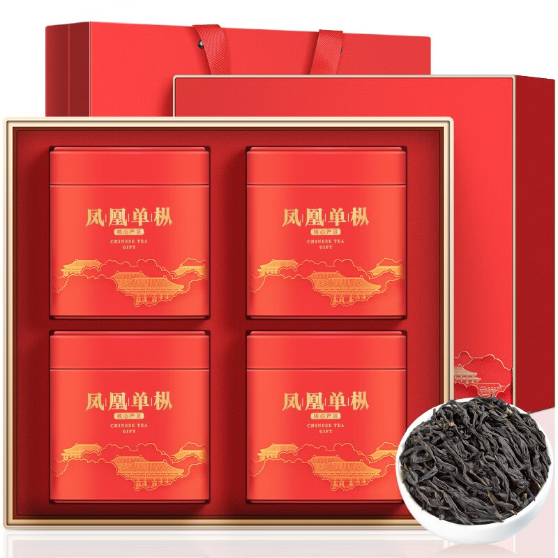 福茗源 茶叶 潮州单枞茶500g 新茶特级鸭屎香老枞乌岽单丛茶礼盒装
