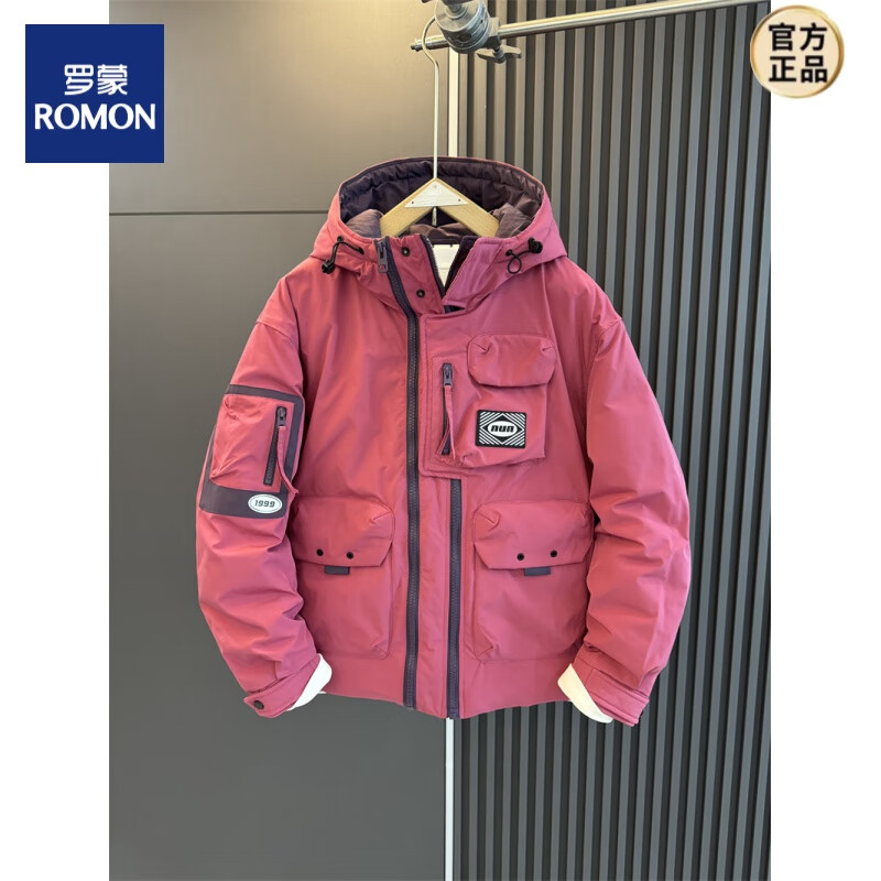 ���ɣ�ROMON����ڴ���װ��ñ��Ѽ�����޷����껧��Ӻ�п���ʿ�����������׳� �ۺ�ɫ M 100-130�����޷� 499Ԫ