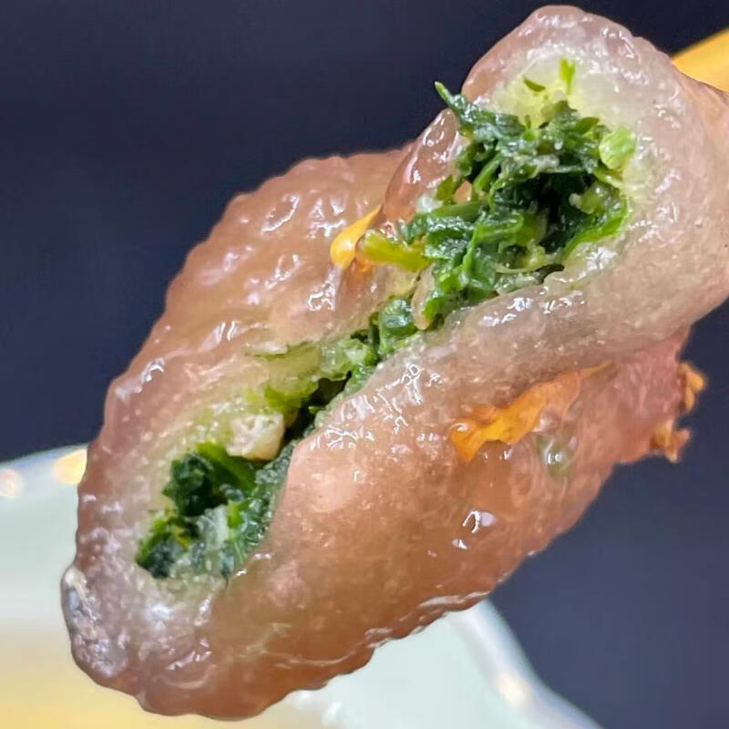 淘藕人正宗纯手工藕粉圆子藕圆藕粉丸子藕粉汤圆元宵扬州宝应特产 荠菜馅(300g/袋*2袋) 300g/袋(内含15个/袋)