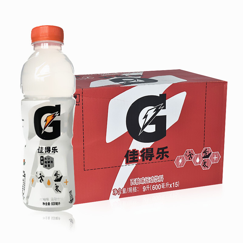 佳得乐 600ml   运动功能饮料蓝莓西柚柠檬橙味饮料