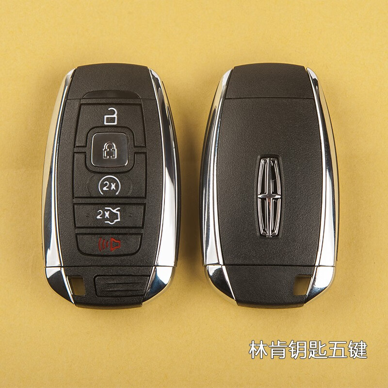 普立希18年17款19林肯大陆mkzmkc智能卡更换壳遥控器5按键钥匙替换
