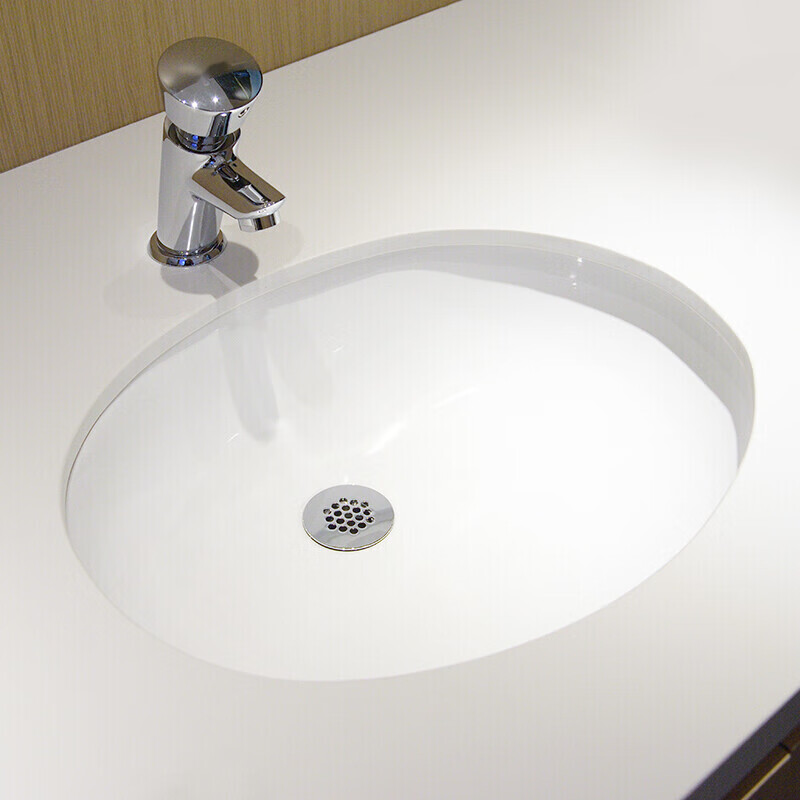 toto 台下盆椭圆形小尺寸家用洗脸盆嵌入型陶瓷洗手盆 lw537rb 537rb