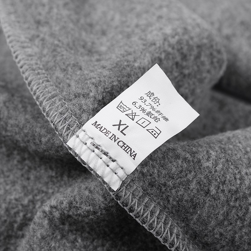 ClleanKoam保暖内衣男士套装秋衣秋裤加厚加绒打底衫圆领冬季内衣 浅灰套装 XXXL（适合180-200斤）