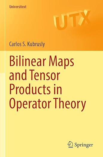 预订 bilinear maps and tensor products in operator theory
