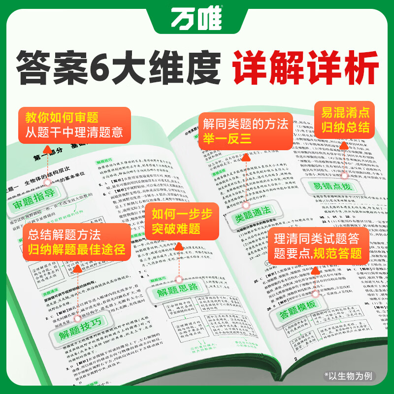 【自选】2025万唯中考真题分类卷语文数学物理化学英语八九年级万维中考试题研究初中模拟试卷练习题初三总复习资料万唯中考教育官方旗舰店 【会考】地理生物 2本 全国版