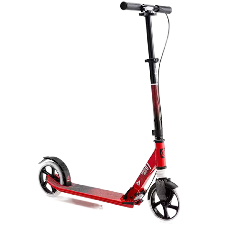 迪卡儂（DECATHLON）兒童滑板車6-12歲以上校園代步兩輪非電動(dòng)滑板 兒童MID9活力紅色
