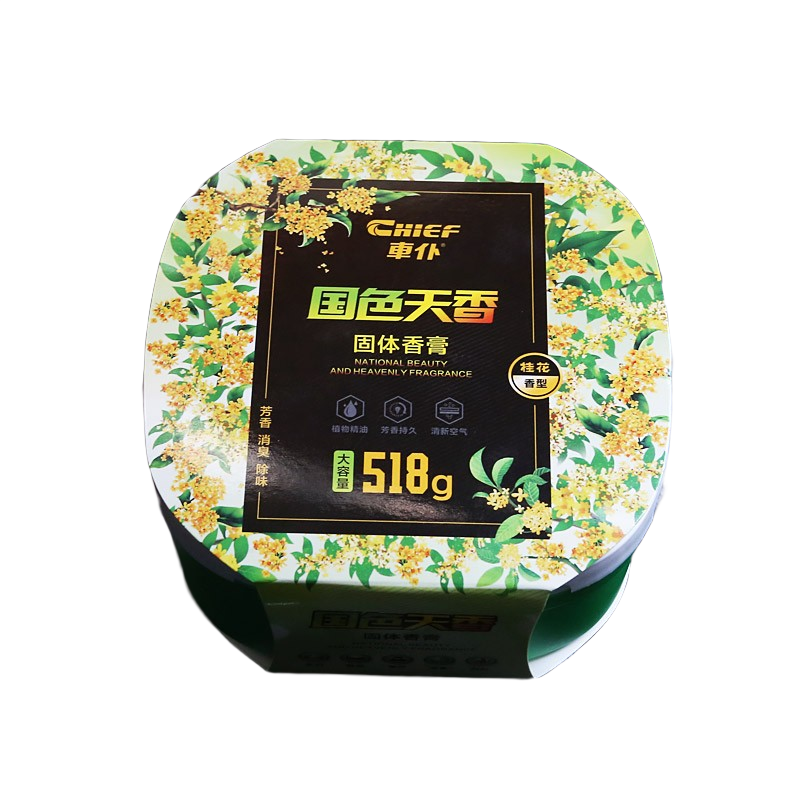 車仆（CHIEF）車仆 車載香水汽車香膏車用固體香盒持久淡香內(nèi)裝飾香薰座擺件 桂花香 518g 1盒