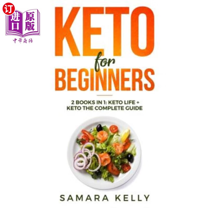 海外直订keto for beginners: 2 books in 1: keto life   keto the
