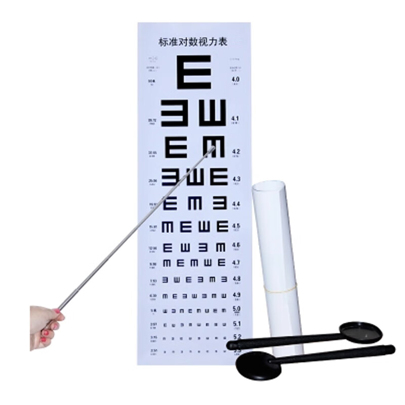 医用视力表测量视力表挂图标准儿童家用用眼睛检测表可爱弱视测试