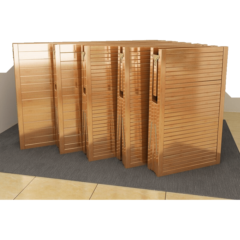 竹板床折叠床单人床午休躺椅凉板式.竹子.5米双人简易两用沙发床 0.6*1.97米窄片竹床