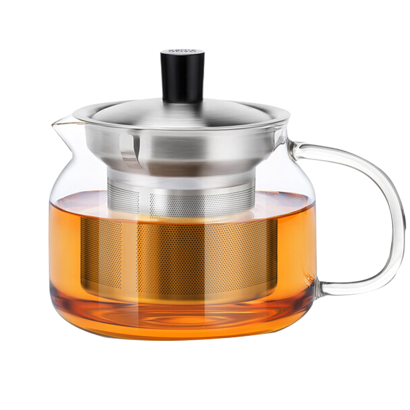 尚明耐熱玻璃沖茶壺泡茶壺茶水分離過濾家用大容量泡茶器加厚茶具 單壺 500ml