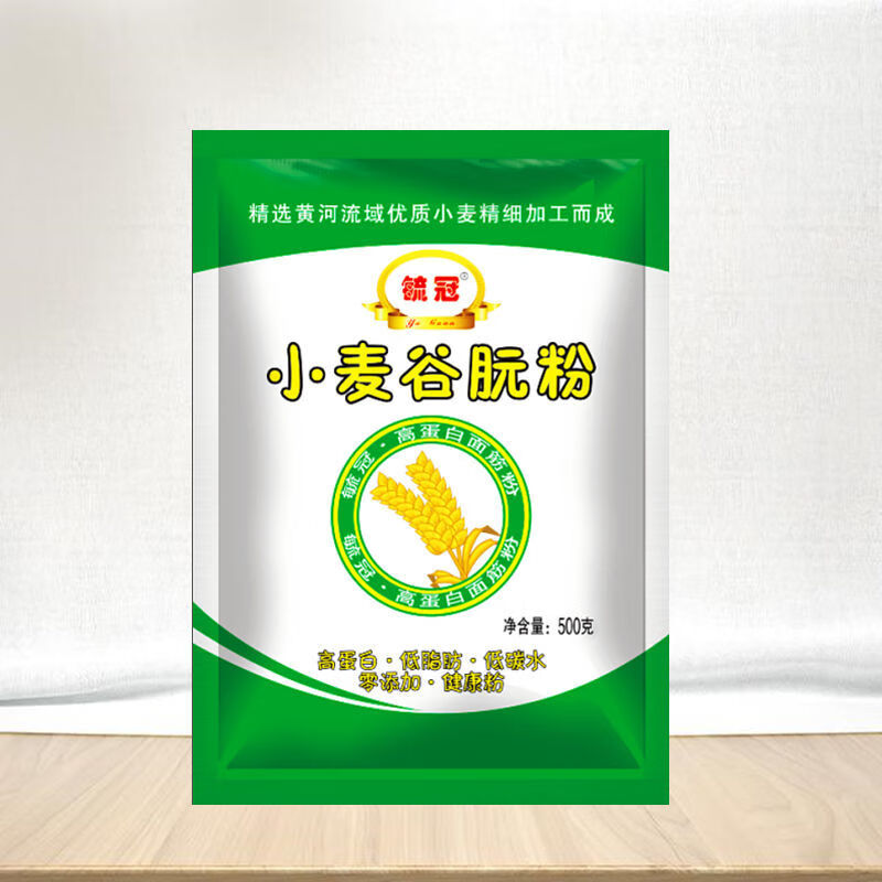 食芳溢谷元粉 面筋粉 面筋粉家用商用 烤面筋涼皮面筋烤麩原料 【絕不摻假】谷朊粉一斤