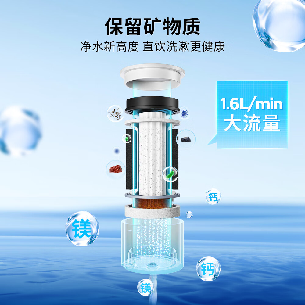 碧然德(BRITA)On Tap净水器龙头厨房自来水过滤器家用直饮机 龙头净水器(1机2芯)