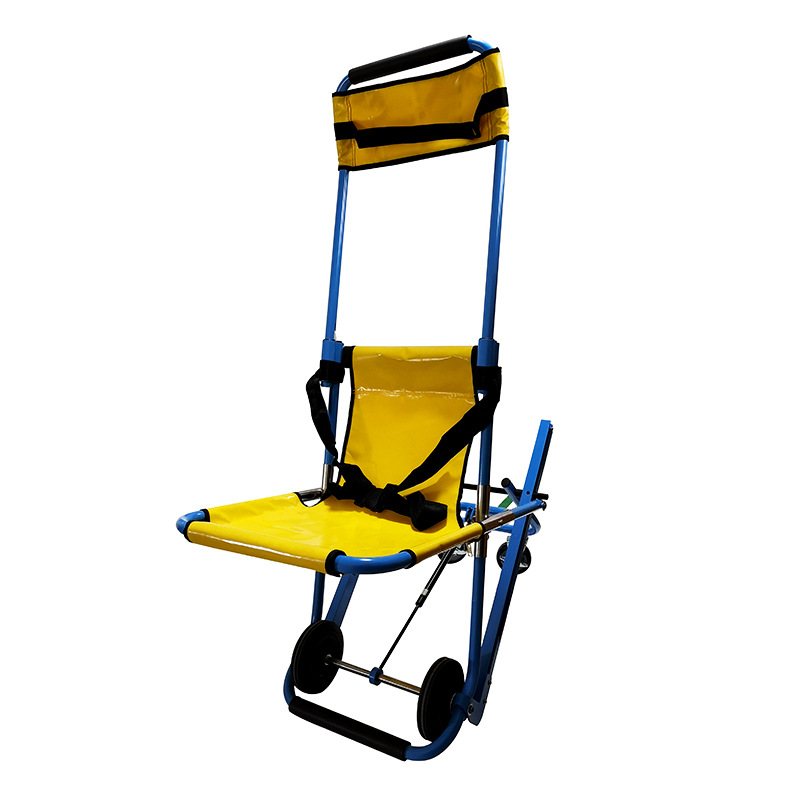 履带式楼梯担架上下楼急救转移担架疏散转移椅铝合金折叠担架 履带式