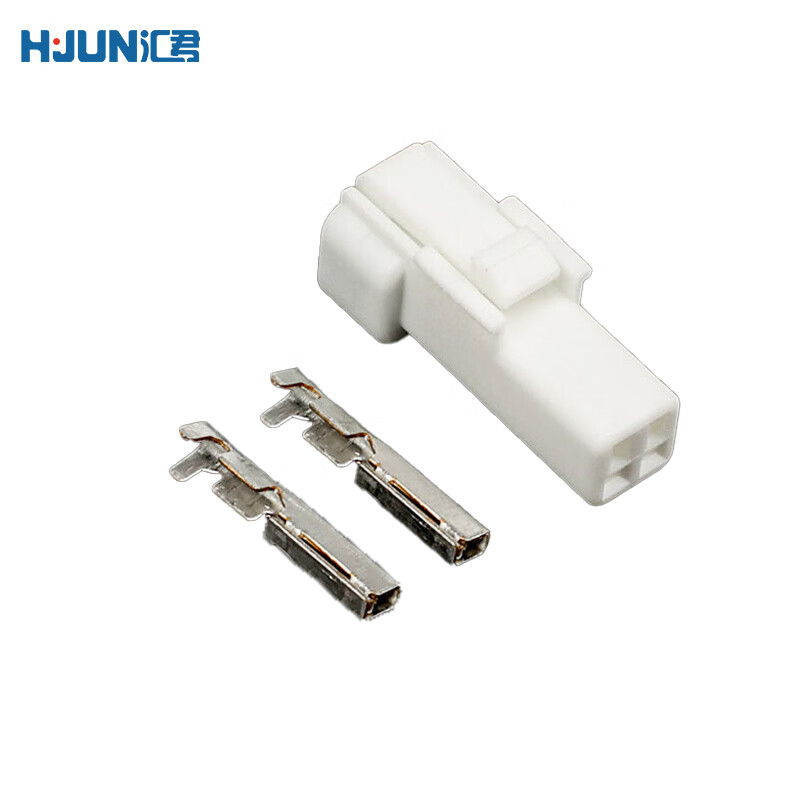 汇君 汽车防水接插件连接器jst公母对接头接线端子插头 jst-2芯母头