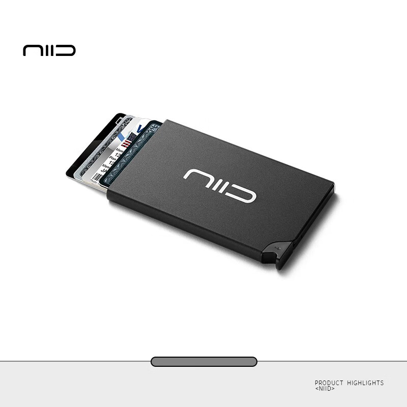 NIID卡包男自动弹出铝合金卡盒防盗消磁银行卡套卡包 黑色使用感如何?