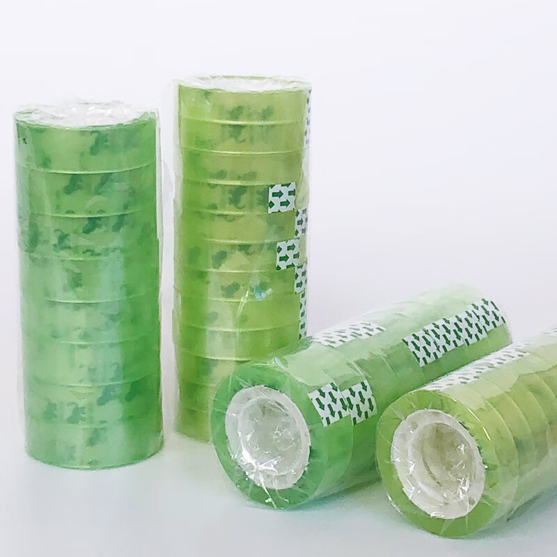 小透明文具胶宽15mm礼品包装胶带 小透明胶纸布 8卷/条 宽1.