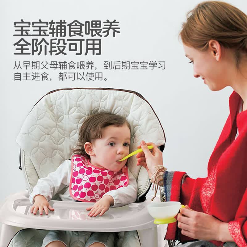 康贝婴儿辅食碗儿童餐具宝宝汤碗牛奶杯小碗防摔便携碗盘食品级可蒸煮 易握大碗(橙)260ml