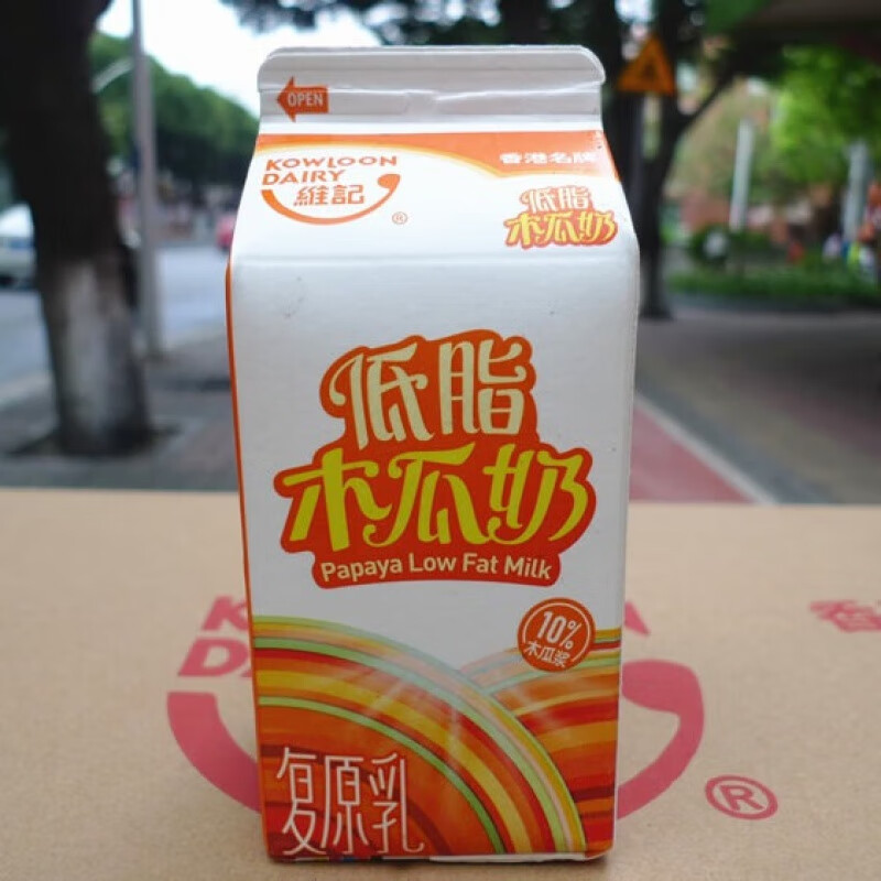 食怀 维记低脂木瓜奶 236ML* 6盒 口感顺滑学生早餐奶高营养好味道  236ML* 6盒