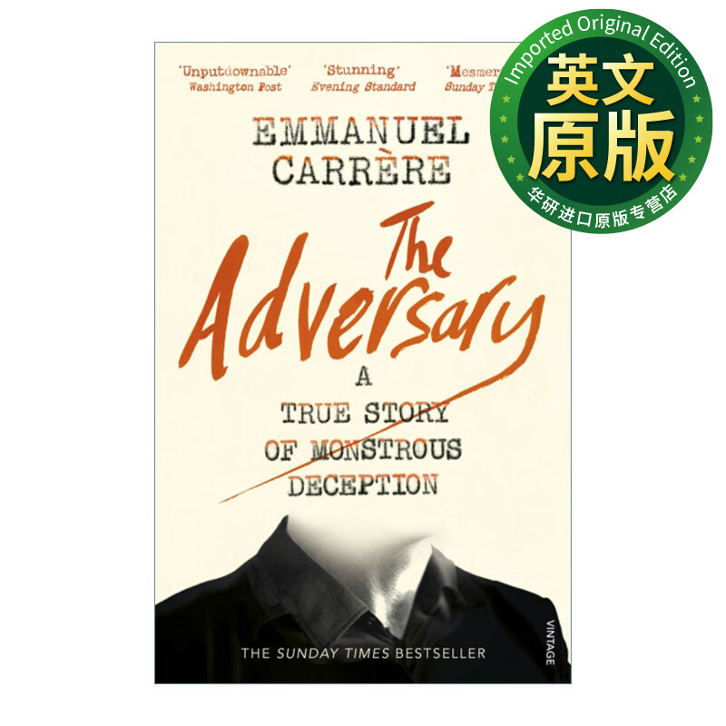 恶魔 英文原版 the adversary 埃马纽艾尔61卡雷尔 英文版