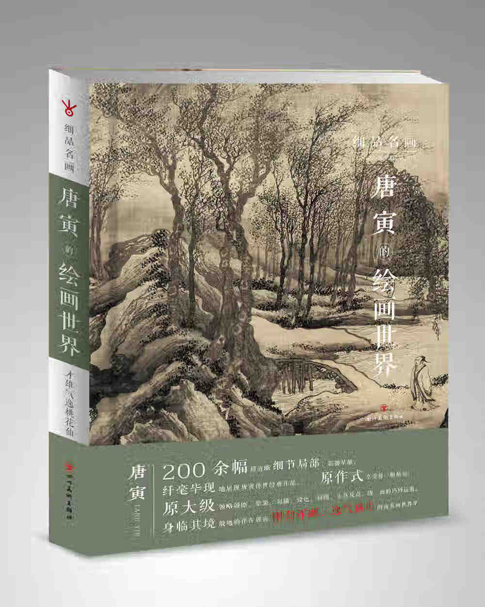 细品名画 唐寅的绘画世界 唐伯虎大师名家画作赏析临摹范本画册画集