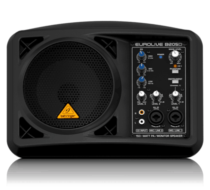 behringer  百灵达b205d b207mp3 演出乐队婚庆功放有源音响 b205d
