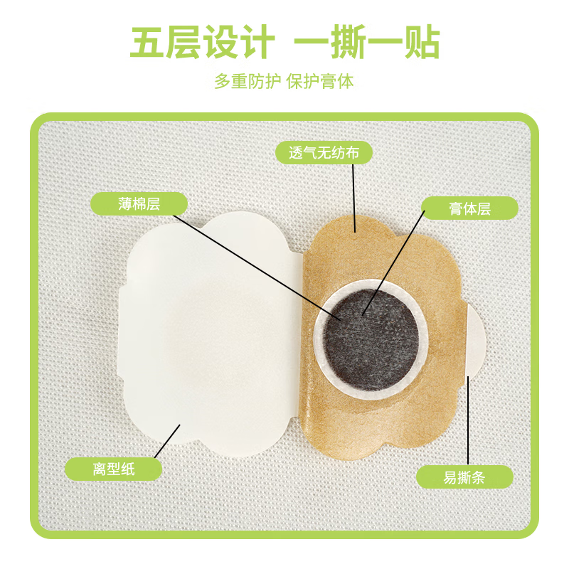 葵花儿童泻肚贴止泻贴肚脐贴腹泻贴膏药婴幼儿腹痛调理脾胃中药贴 泻肚贴*1盒【体验装】 6贴/1盒