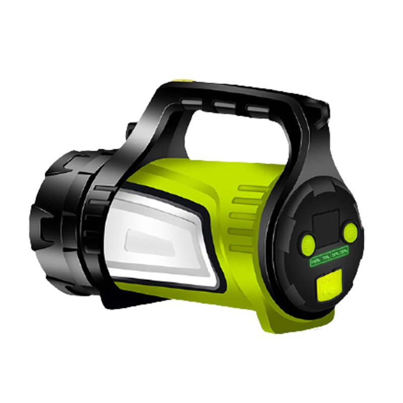 手电筒强光军用充电式户外超亮远射手提灯探照灯