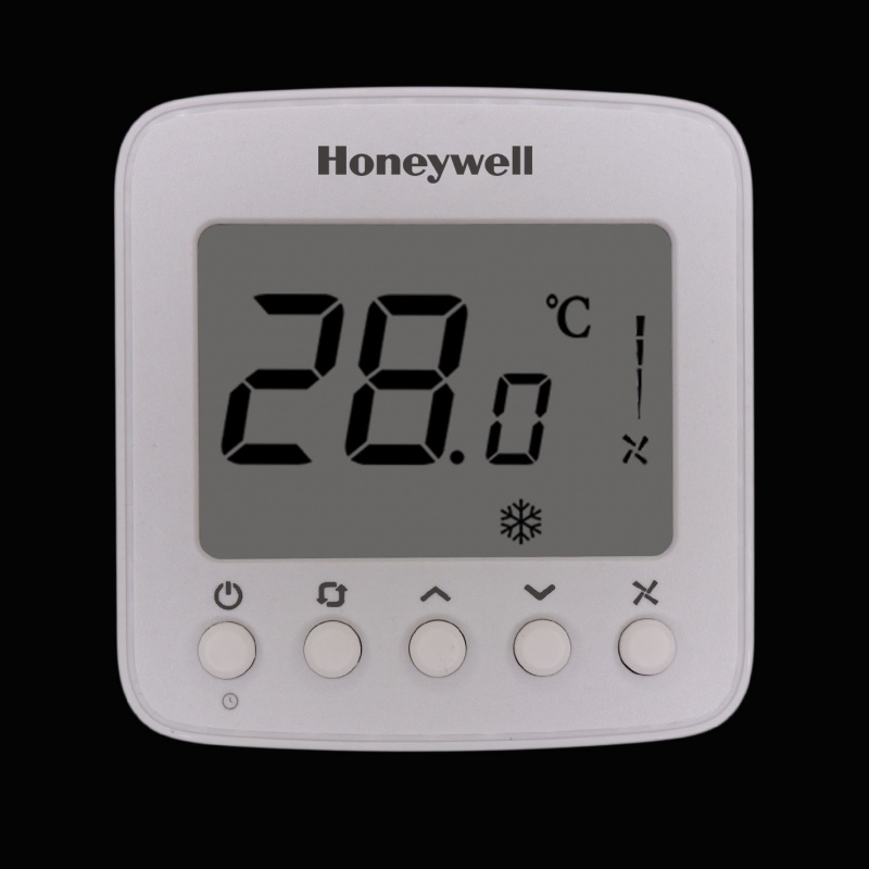 霍尼韦尔中央空调温控器 tf228wn中央空调面板风机盘管控制器 白色tf