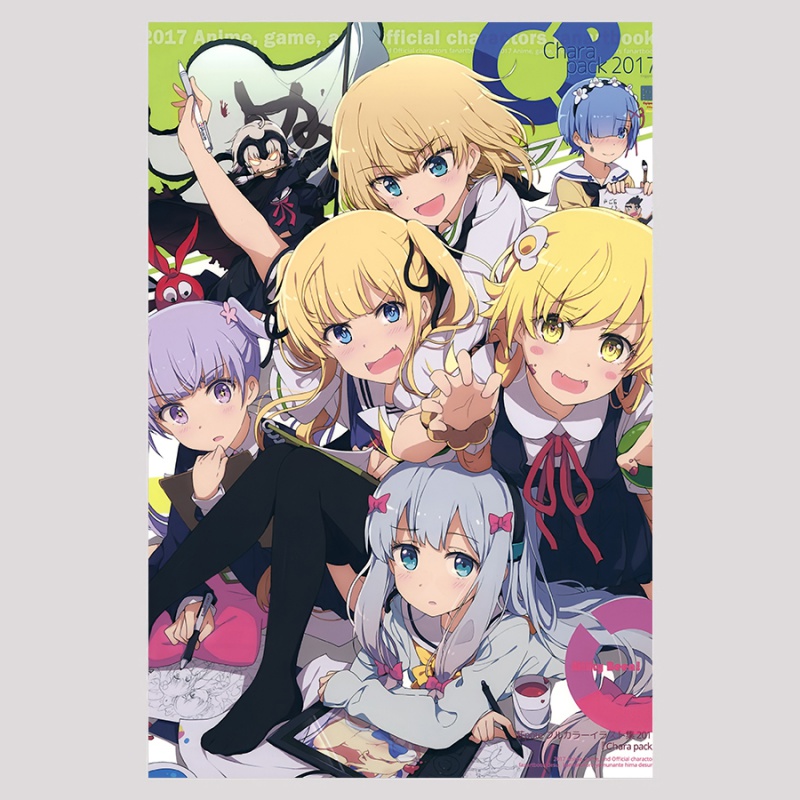 狼天影化物语伪物语猫物语忍野忍动漫海报墙贴画宿舍装饰墙纸贴纸可