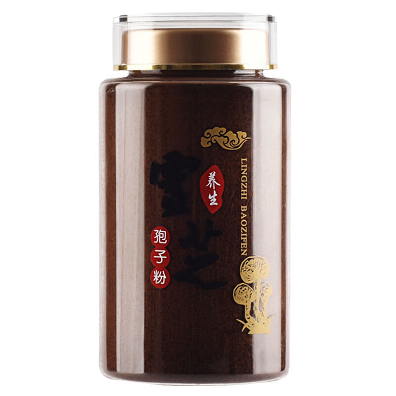 【巴记】长白山头道破壁灵芝孢子粉胶囊富硒老年林芝粉养生粉 老巴头