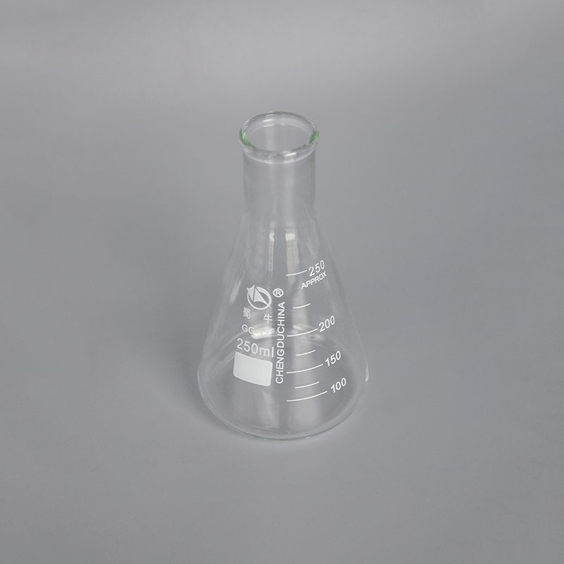 蜀牛 玻璃三角烧瓶锥形瓶三角烧瓶 小口 250ml