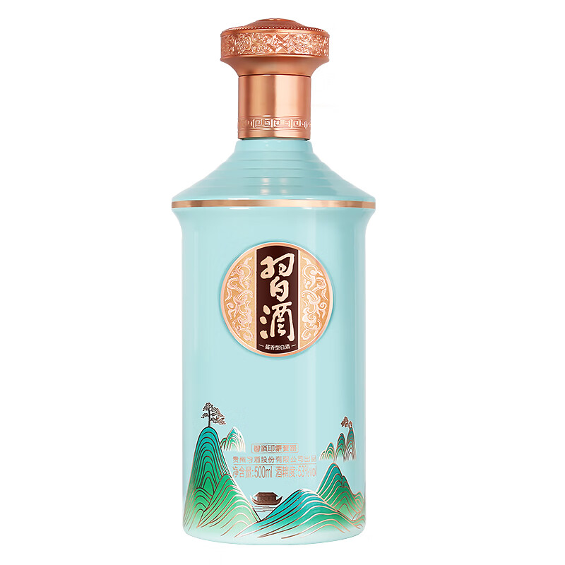 习酒 【官方授权】贵州习酒 酱香型白酒 印象贵州 53度 500ml 1瓶