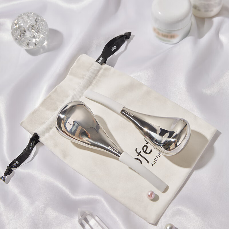 PFEFE珀法瑞美国热销脸部美容仪冰敷热敷按摩提拉脸部肌肤按摩冰勺 PFEFE009白色冰勺