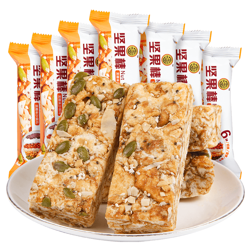 代早餐软糯老式糕点心休闲零食下午茶点萨其马 黑糖味坚果沙琪玛 250g