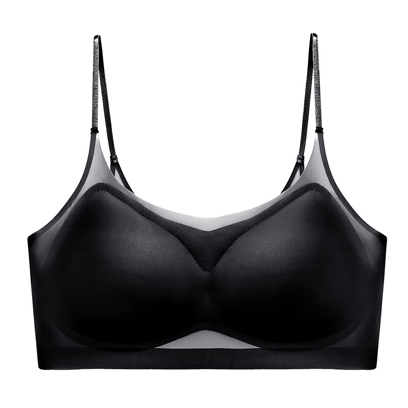 猫人内衣女无痕超薄凉感冰丝夏季胸罩大胸显小无钢圈透气舒适文胸