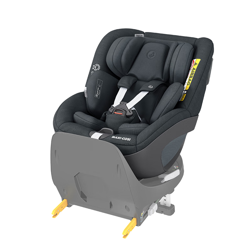 Maxi-Cosi迈可适儿童安全座椅汽车用婴儿0-4岁family360石墨灰座身+底座