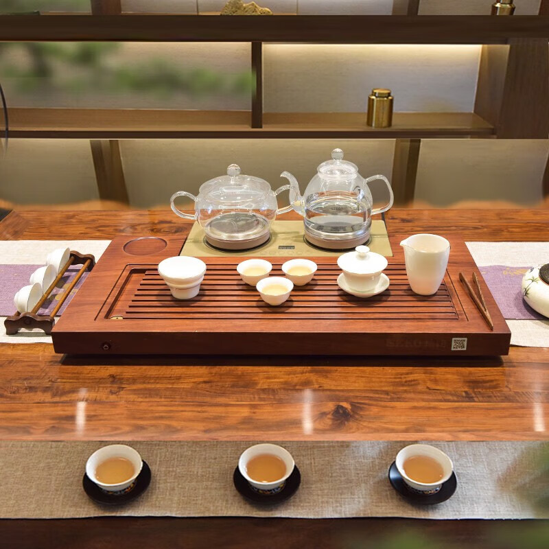 新功(SEKO)花梨木茶臺(tái)茶盤茶具套裝自動(dòng)上水茶臺(tái)實(shí)木功夫茶具茶杯茶海 F176花梨木 1件