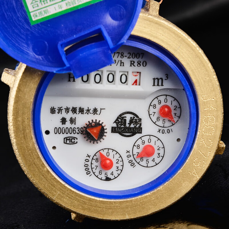 立式水表 旋翼式数字 竖式水表dn15/20/25/32/40/50 dn15  4分铁罩铁