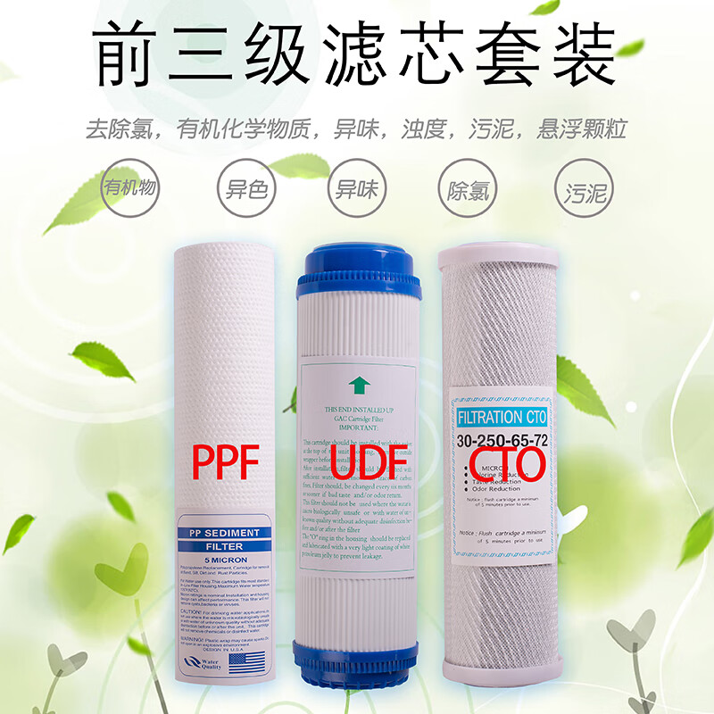 点洲 适用于长虹家用净水器滤芯cro-75e16xq/75e17xq长虹净水机滤 123