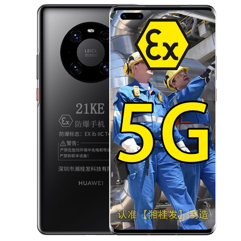 华为HUAWEI Mate40 Pro+ 海思麒麟9000芯片 全网通5G手机 防爆定制版(带防爆证书) 12GB+256GB【含华为66W原装充电器套装】
