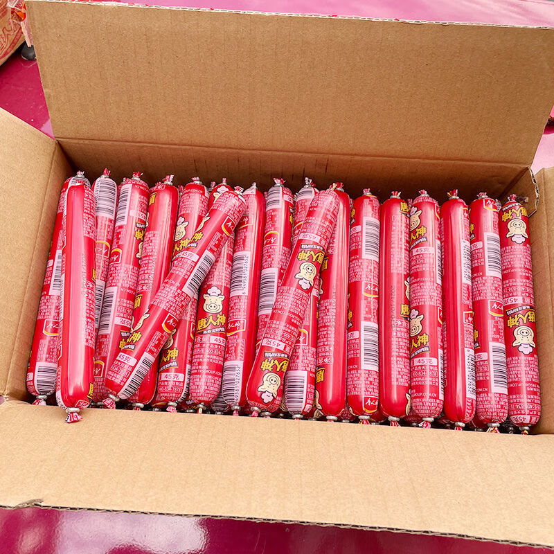 唐人神火腿肠整箱  唐人神蒸煮淀粉肉肠火锅烧烤即食香肠 龙觇 115克*