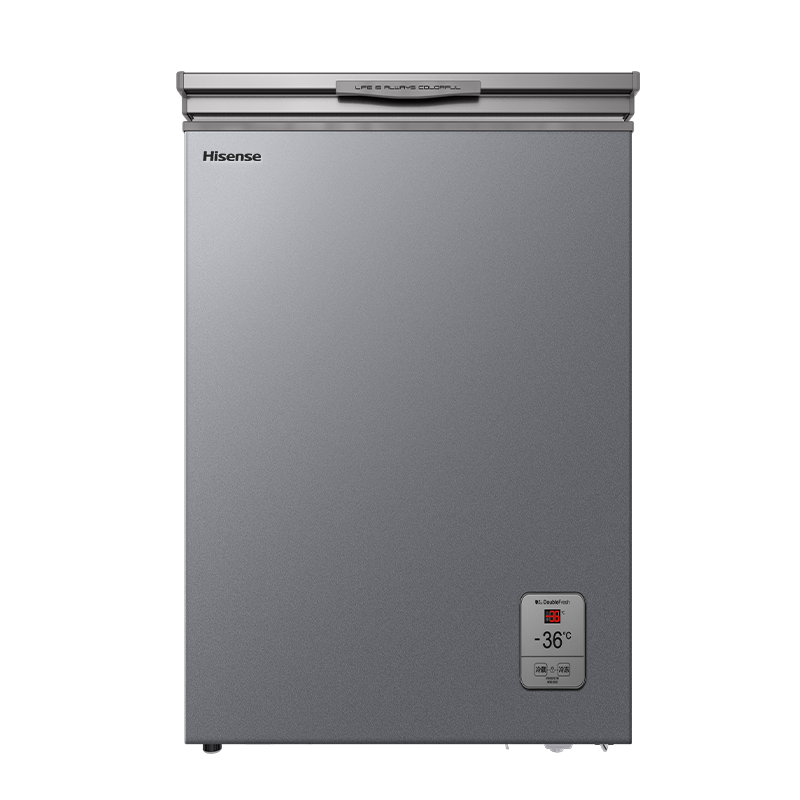 海信 (Hisense) 冰柜小家用冷柜100升 冷冻冷藏转换柜 强效减霜电脑控温小冰箱BD/BC-100ZNUTB食X系列