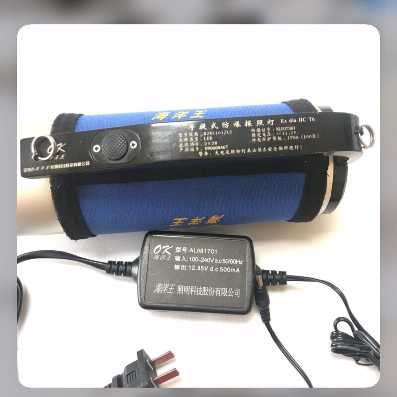哲初【官方直售】海洋王充电器适用手电筒rjw7102alt7101电池7103jiw5