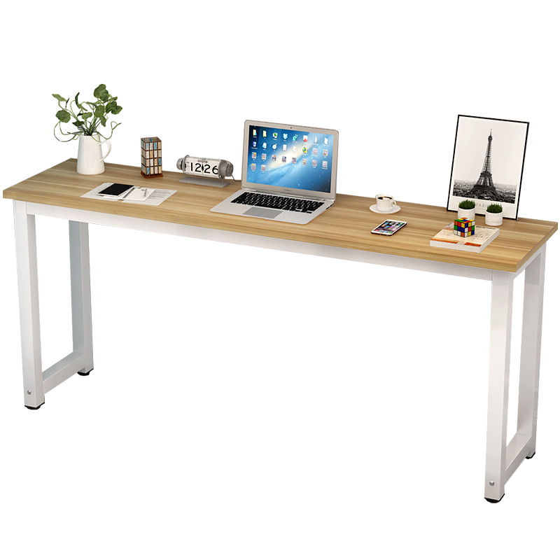 田门前 简约电脑长条桌家用靠墙窄桌子书桌卧室学习桌长方形条桌定做 长140cm宽50cm高75cm颜色留言