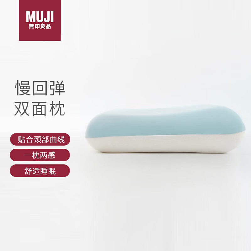 无印良品（MUJI）聚氨酯 可两面使用的慢回弹凉感枕 夏季双面枕舒适睡眠透气学生枕属于什么档次？