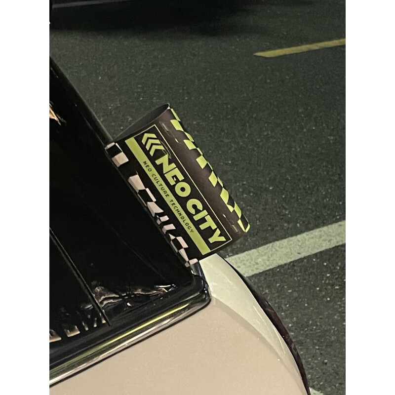 标贴 汽车装饰贴水洗唛标签车身车尾ogo摆件 nct车贴 珍珠neo香槟绿